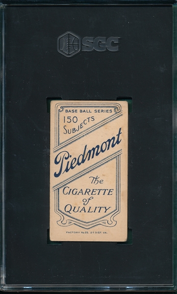 1909-1911 T206 Donovan, Portrait, Piedmont Cigarettes SGC 1.5