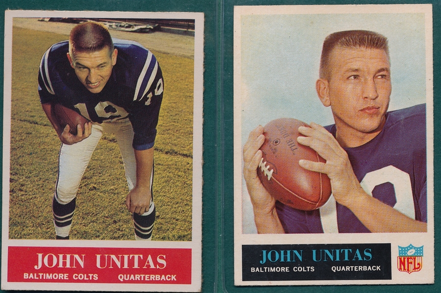1951-78 Lot of (11) Football W/ Payton & Unitas (2)