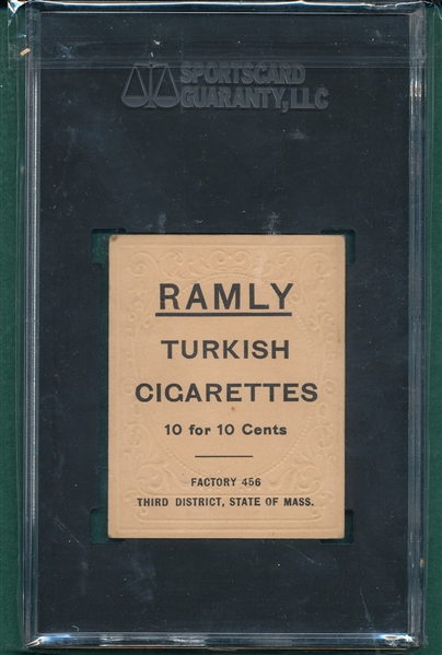 1909 T204 Blankenship Ramly Cigarettes SGC Authentic