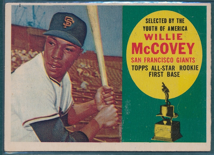 1960 Topps #316 Willie McCovey, Rookie