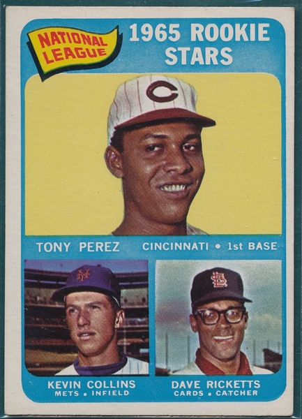 1965 Topps #581 Tony Perez, Rookie, High Number