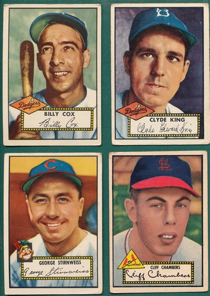 1952 Topps Lot of (20) W/ #232 Billy Cox
