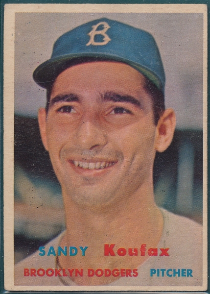 1957 Topps #302 Sandy Koufax