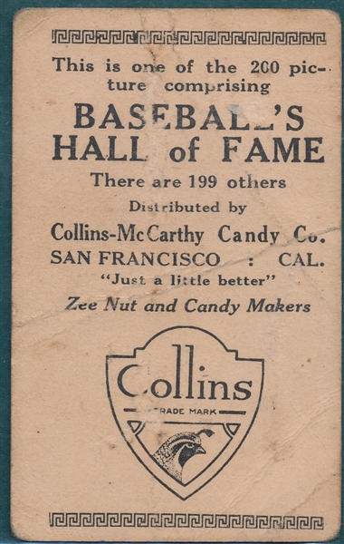 1917 E135 Collins - McCarthy #137 E. C. Rice *Rookie*