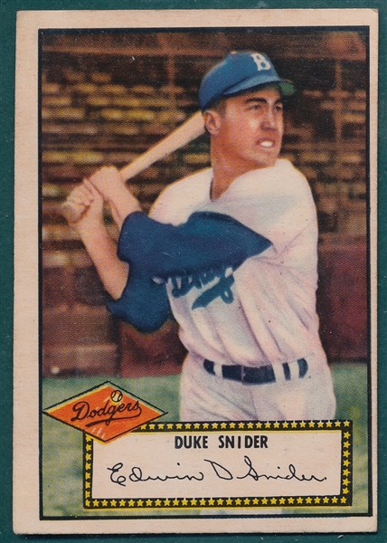 1952 Topps #37 Duke Snider