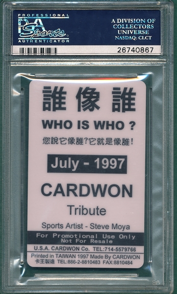 1997 Cardwon Promo Tiger Woods PSA 10 *GEM MINT* *Rookie*