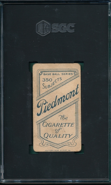 1909-1911 T206 Groom Piedmont Cigarettes SGC 2