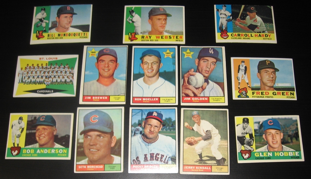 1960-61 Topps Lot of (19) W/ #586 Ford, AS