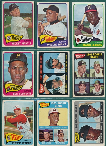 1965 Topps Baseball Complete Set (598) 