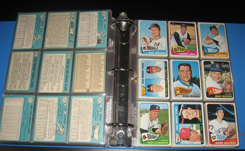 1965 Topps Baseball Complete Set (598) 