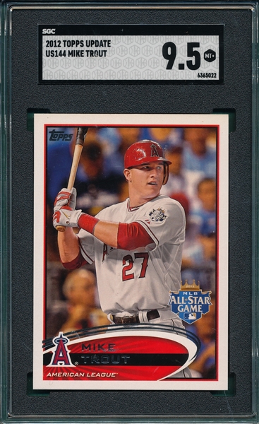 2012 Topps Update #US144 Mike Trout SGC 9.5