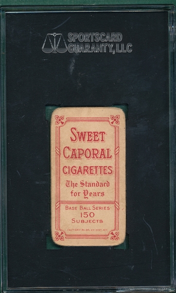 1909-1911 T206 Clarke, Portrait, Sweet Caporal Cigarettes SGC 20