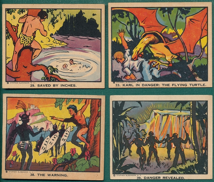 1932 Schutter-Johnson Tarzan & The Crystal Vault, Lot of (13) Plus Wrapper