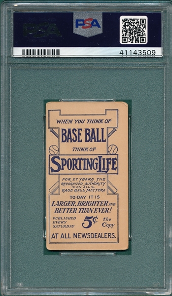 1911 M116 Mack Sporting Life PSA 2 