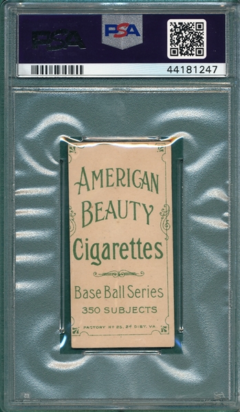 1909-1911 T206 Downey, Fielding, American Beauty Cigarettes PSA 5 (MC) 