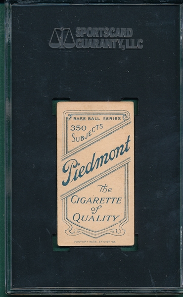 1909-1911 T206 Unglaub Piedmont Cigarettes SGC 60
