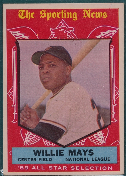 1959 Topps #563 Willie Mays, AS *Hi #*