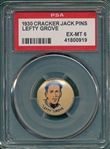 1930 Cracker Jack Pin Lefty Grove PSA 6