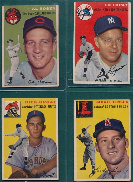 1954 Topps Lot of (58) W/ #15 Rosen