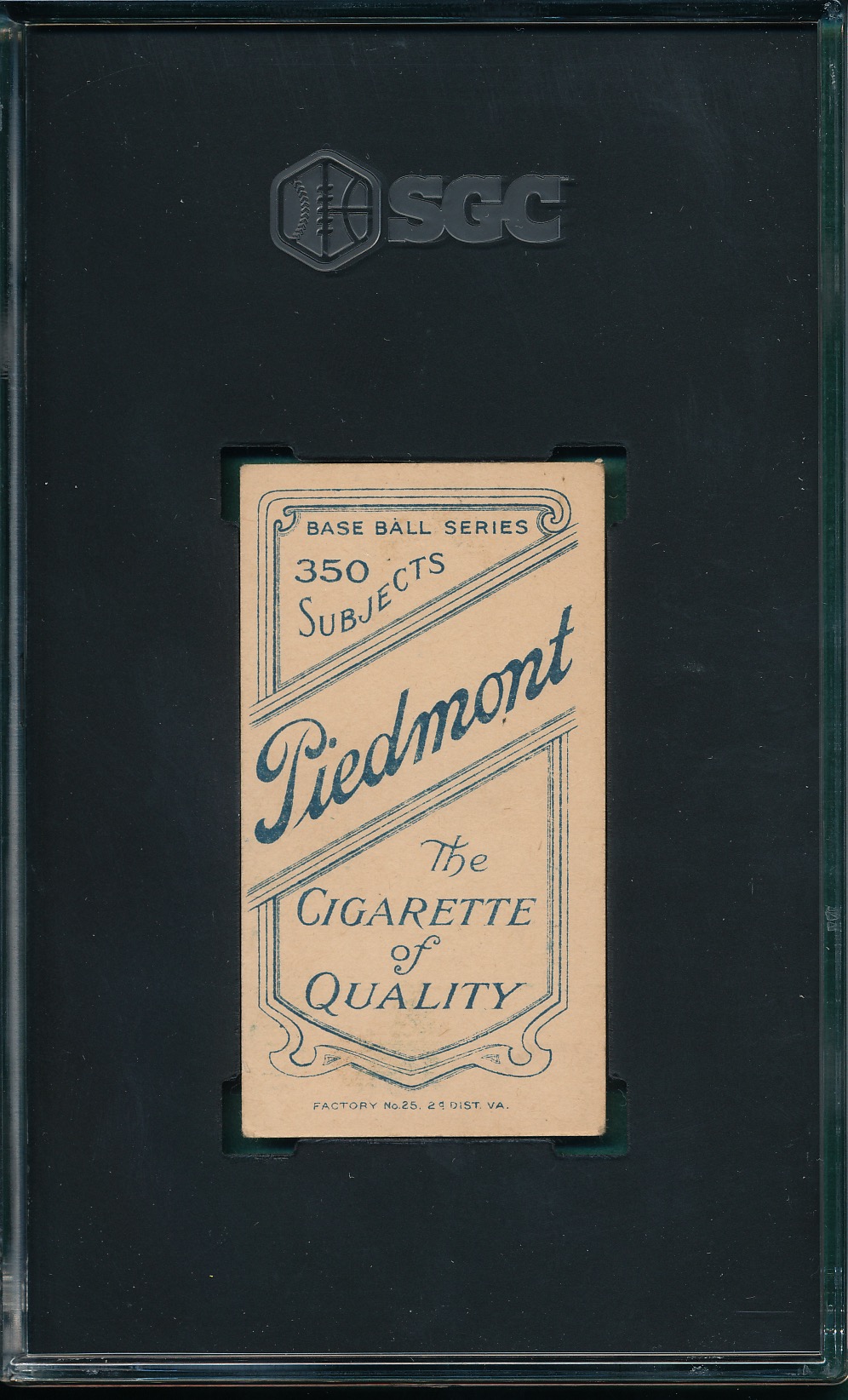 Lot Detail - 1909-1911 T206 Cree Piedmont Cigarettes SGC 4