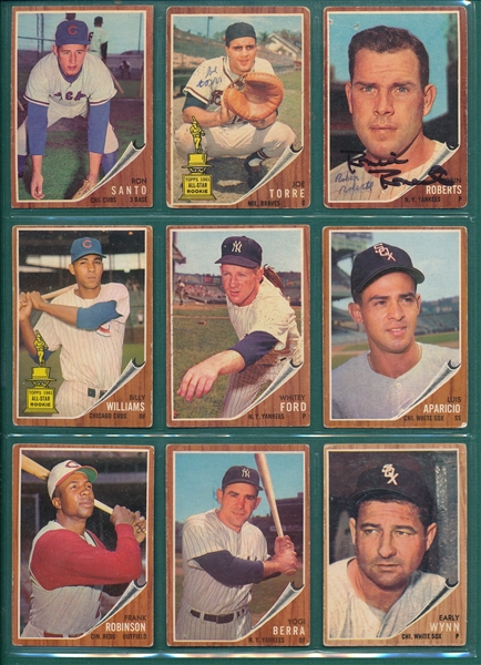 1962 Topps Baseball Complete Set (598 Cards) 