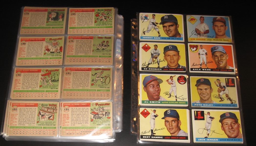 1955 Topps Baseball Partial Set (191/206) 