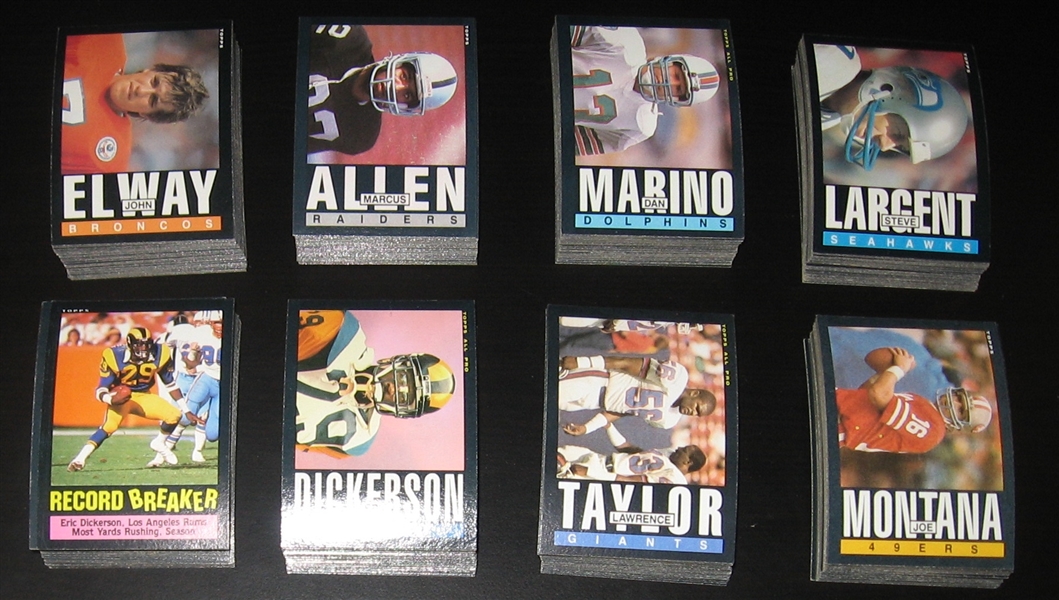 1985 Topps Football Complete Sets (396)