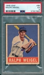 1948 Leaf #86 Ralph Weigel PSA 5
