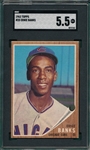 1962 Topps #25 Ernie Banks SGC 5.5