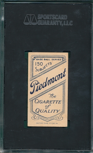 1909-1911 T206 Ganley Piedmont Cigarettes SGC 5