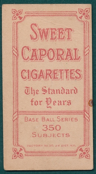 1909-1911 T206 Bender, No Trees, Sweet Caporal Cigarettes 