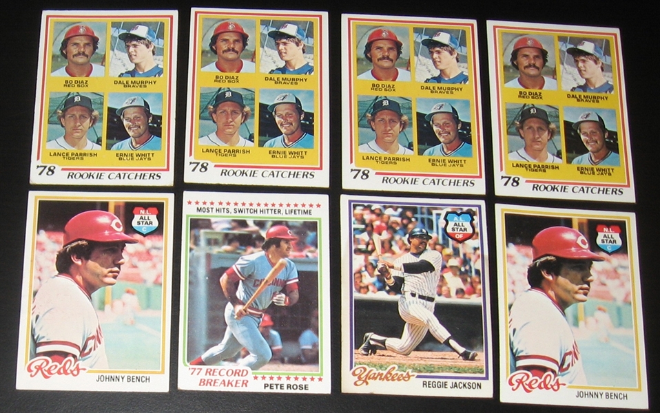 1978 Topps Lot of (17) W/#36 Murray & (5) #707 Trammell/Molitor, Rookies