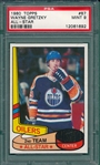 1980 Topps Hockey #87 Wayne Gretzky, AS, PSA 9 *MINT*