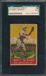1933 DeLong #1 Marty McManus SGC 30