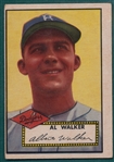 1952 Topps #319 Al Walker *Hi #*