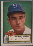 1952 Topps #326 George Shuba *Hi #*