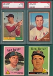 1958-64 Topps Ken Boyer Lot of (8) PSA