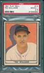 1941 Play Ball #14 Ted Williams PSA 2.5