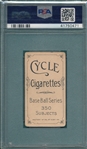 1909-1911 T206 Atz Cycle Cigarettes PSA 2.5