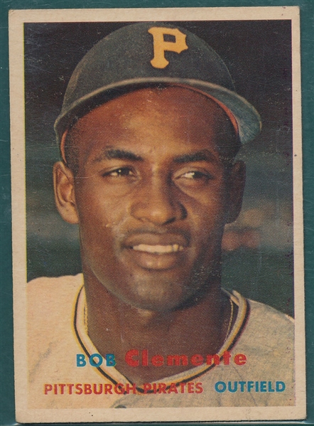 1957 Topps #76 Bob Clemente 
