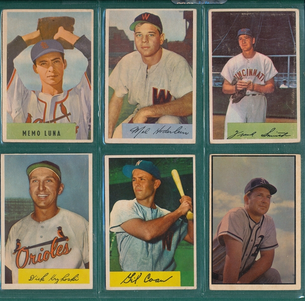 1953-55 Bowman Lot of (49) W/ Wynn & Mathews