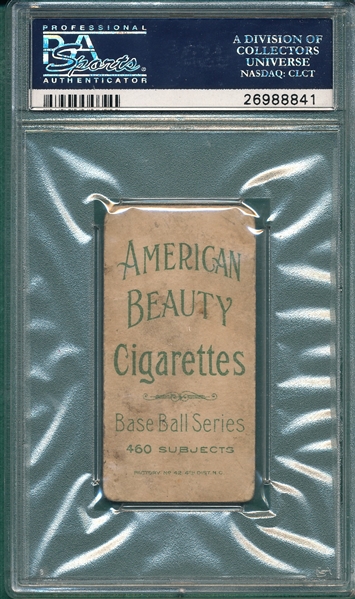 1909-1911 T206 McGraw, Hands On Hips, American Beauty Cigarettes, PSA 1 *460 Series*