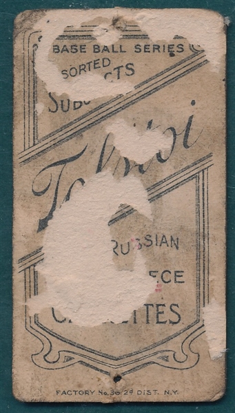 1909-1911 T206 Crawford, Batting, Tolstoi Cigarettes