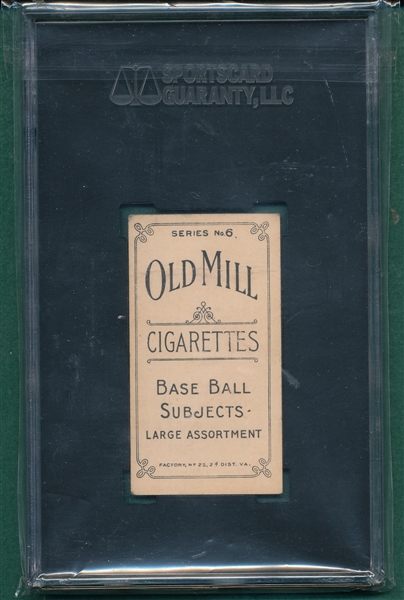 1910 T210-6 Cornell Old Mill Cigarettes SGC 40