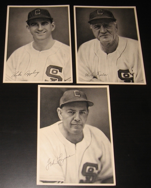 1950 Chicago White Sox Picture Pack Lot of (28) W/ Lyons, Faber & Appling