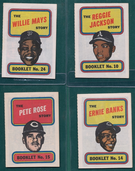 1970 Topps Baseball Booklets Complete Set (24) 