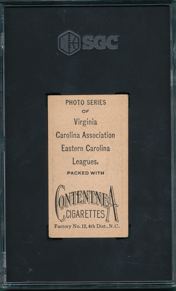 1910 T209 Peloquin Contentnea Cigarettes SGC 3 *Photo Series* 