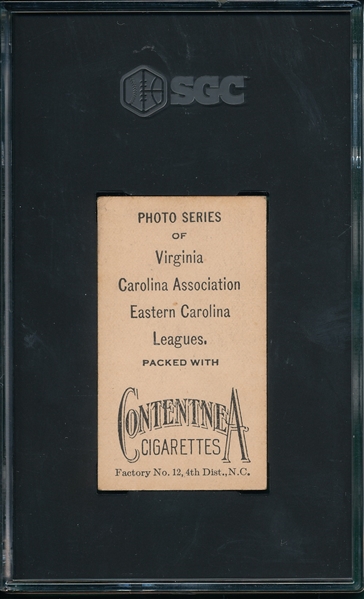 1910 T209 Bentley Contentnea Cigarettes SGC 4 *Photo Series* *Only One Higher*