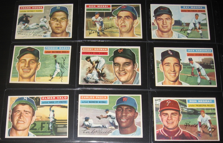 1956 Topps Lot of (22) W/ #109 Slaughter