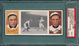 1912 T202 Chase Ready For Squeeze, Paskert/Magee, Hassan Cigarettes PSA 7